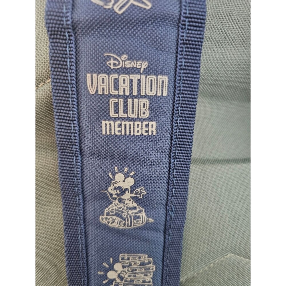 Disney Vacation Club Member Mickey Backpack Blue Gray DVC Travel Park Daypack - Picture 10 of 16